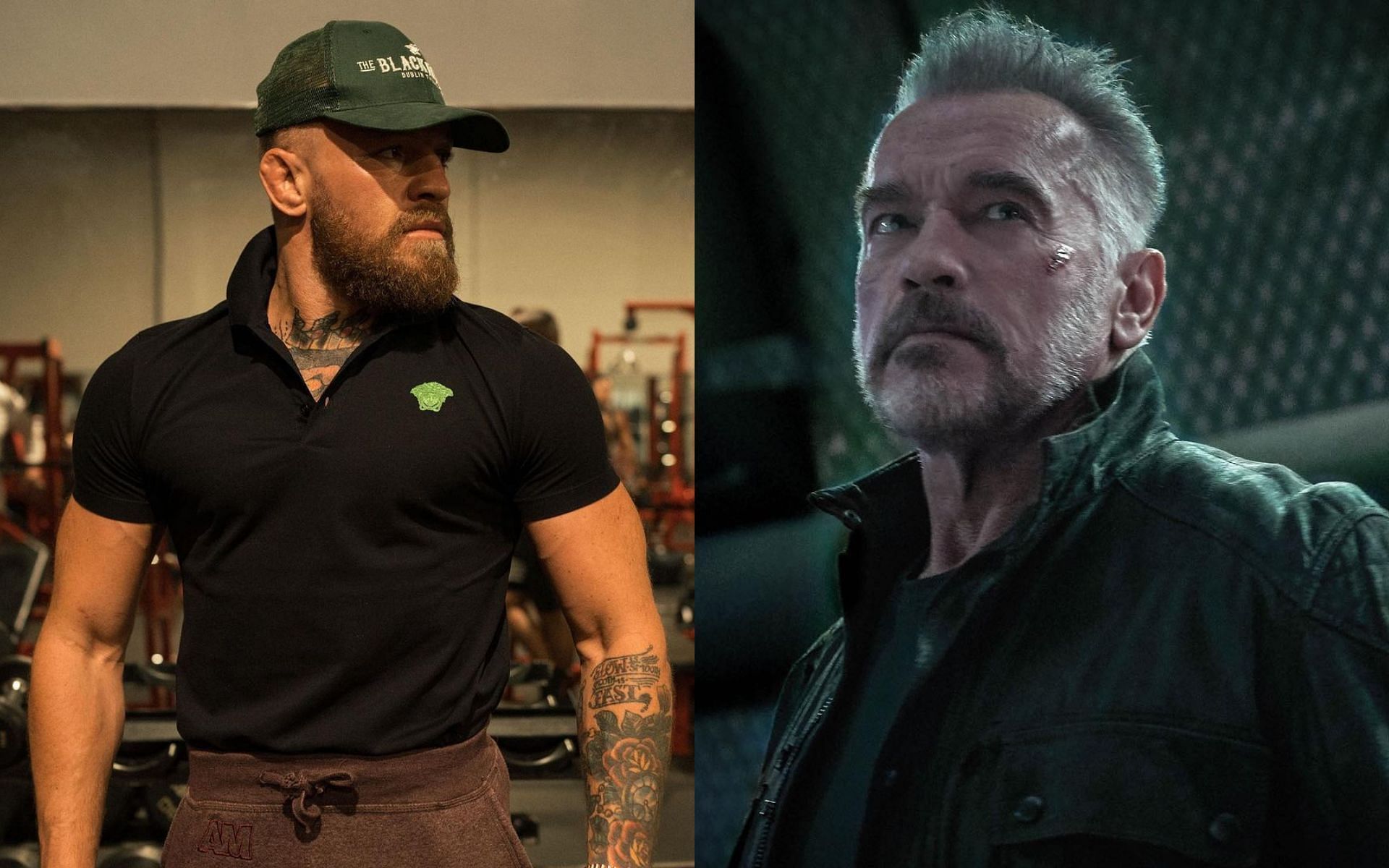 Conor McGregor (left), Arnold Schwarzenegger (right) [Image courtesy: @thenotoriousmma and @schwarzenegger]