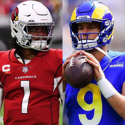 Quarterbacks Kyler Murray and Matthew Stafford