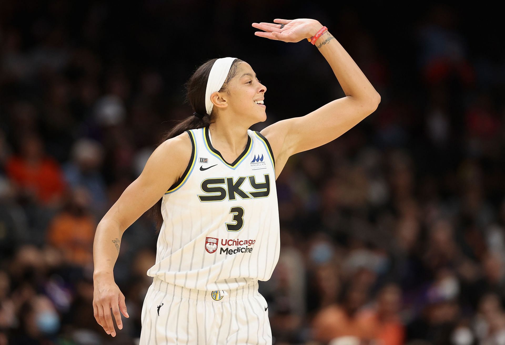 Candace Parker issued the challenge to Shaquille O&#039;Neal