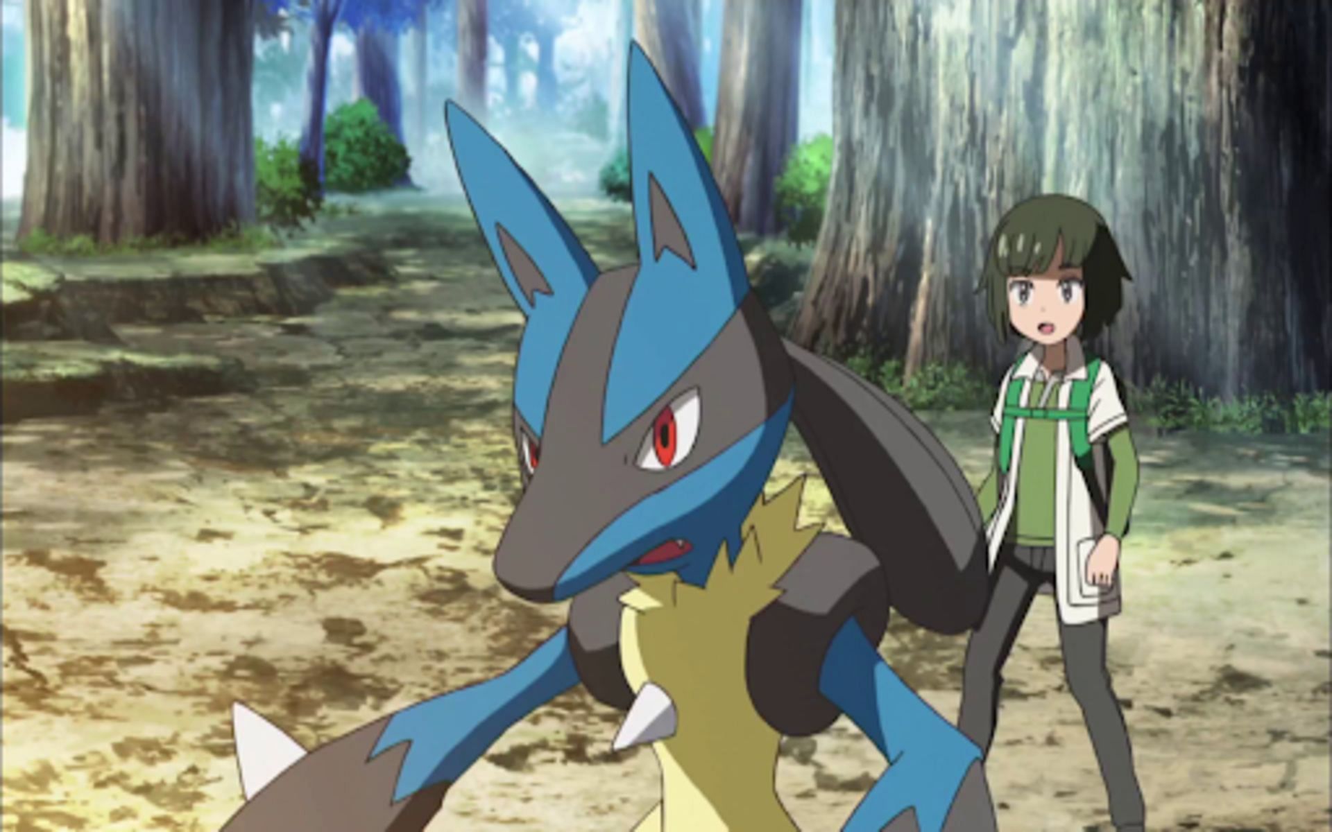 Trainers can also get Lucario at Iron Island (Image via The Pokemon Company)