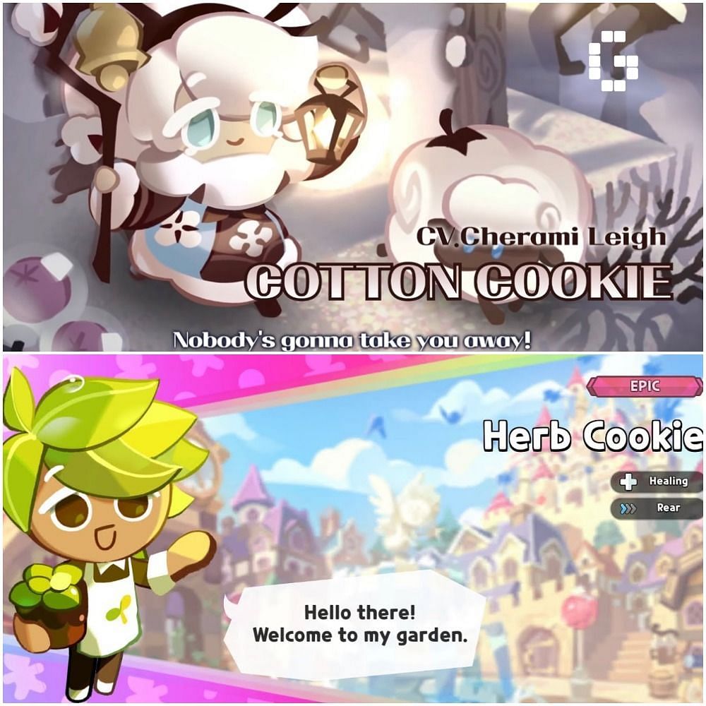 Cookie Run: Kingdom Cotton Cookie vs Herb Cookie (Image via Sportskeeda)