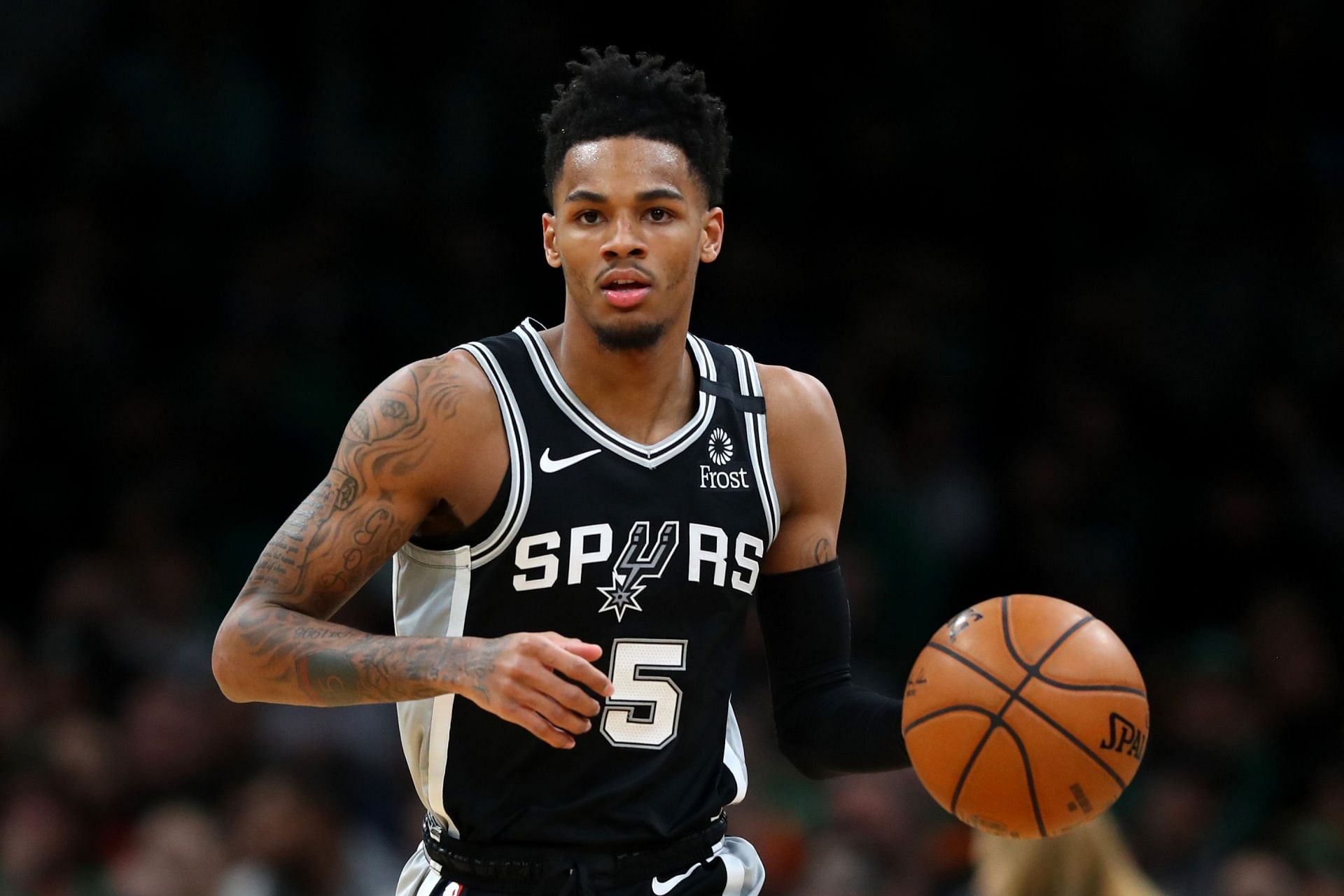 Dejounte Murray of the San Antonio Spurs.