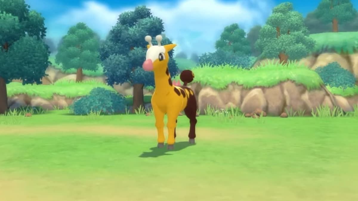 Girafarig in BDSP. (Image via ILCA)