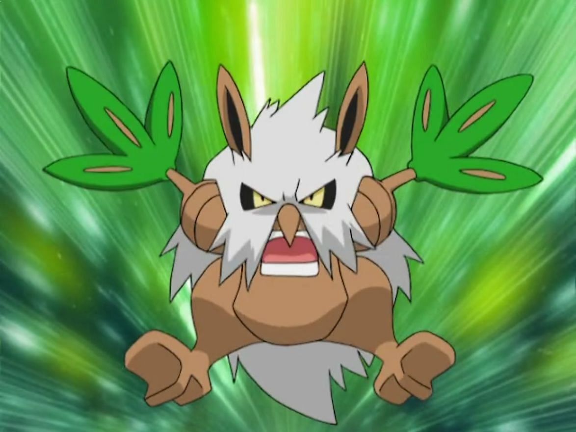 Shiftry in the anime. (Image via The Pokemon Company)