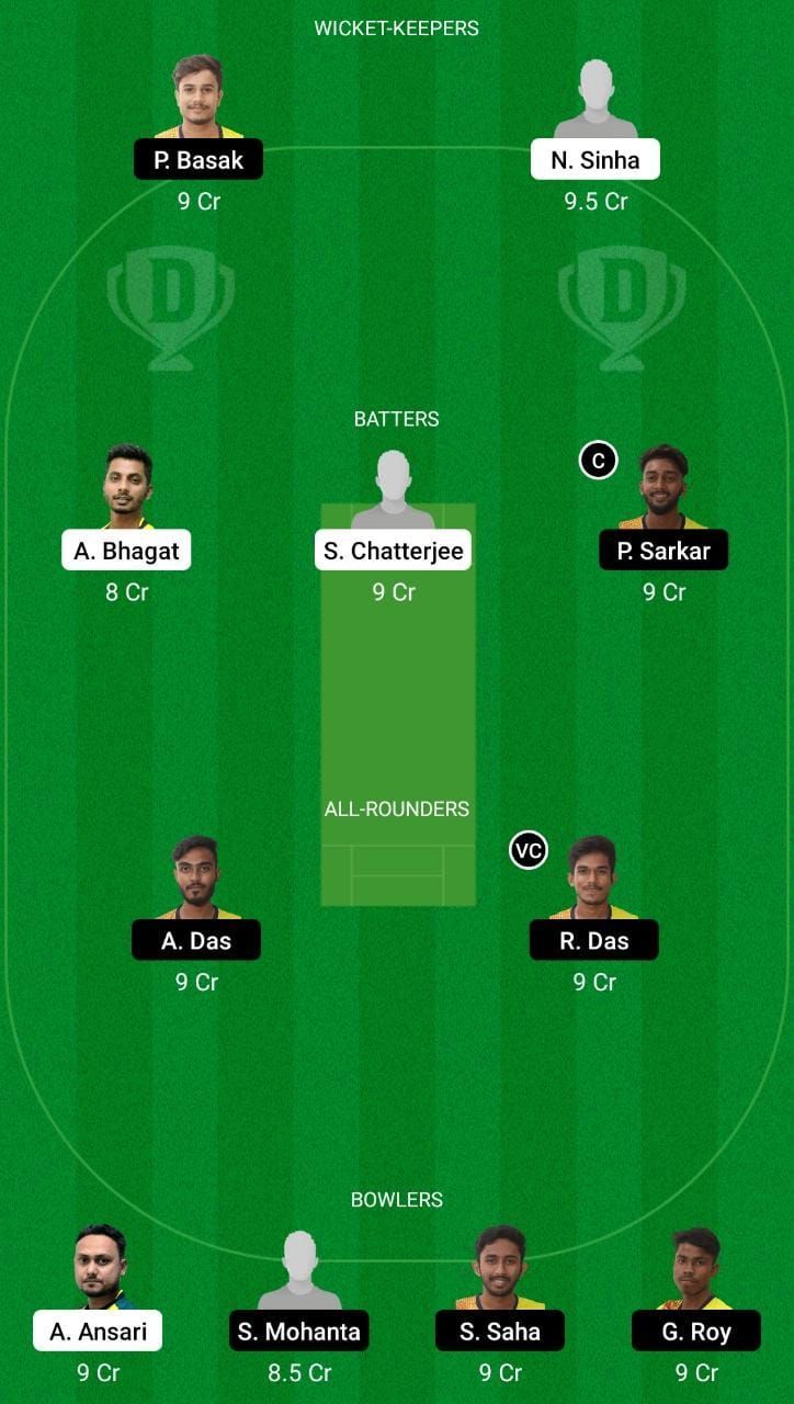 BUB vs DAD Dream11 Fantasy Suggestion #1