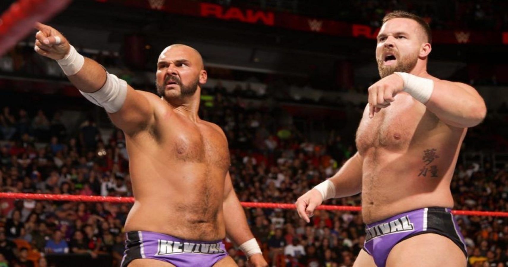 The Revival won tag team titles in both WWE and AEW.