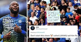 "Don't start this clown", "Man is a big baby" - Chelsea fans react to controversial Romelu Lukaku comments