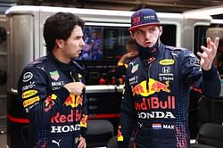 Max Verstappen and Sergio Perez poke fun at Dutchman's fine for touching Lewis Hamilton's rear wing