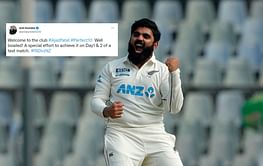 "Simply unreal" - Twitter erupts as Ajaz Patel becomes third player to take 10 wickets in an innings