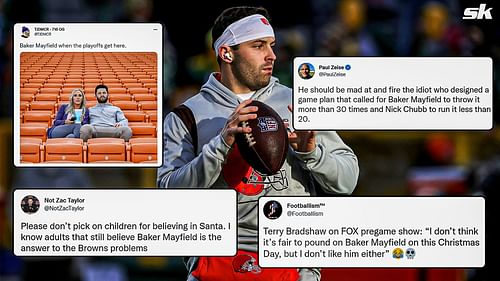 Fans react to Baker Mayfield's poor play against the Packers