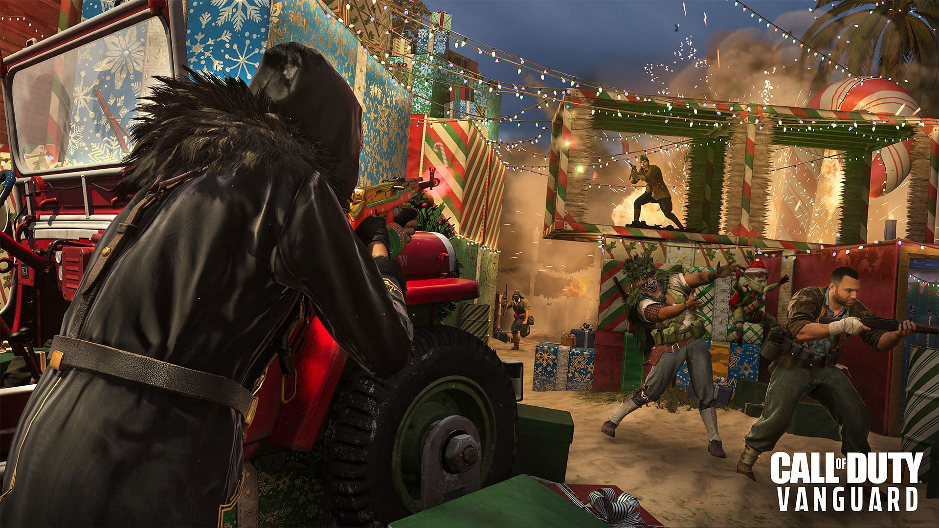 A promotional image on Shipment for Festive Fervor. (Image via Activision)