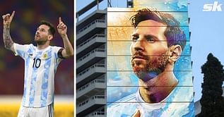 [WATCH] - 69-meter-high Lionel Messi mural unveiled in Rosario as tribute to Argentina superstar