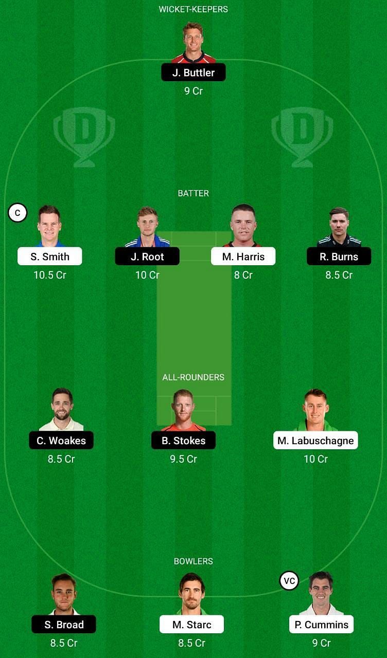 AUS vs ENG Dream11 Fantasy Tip #1