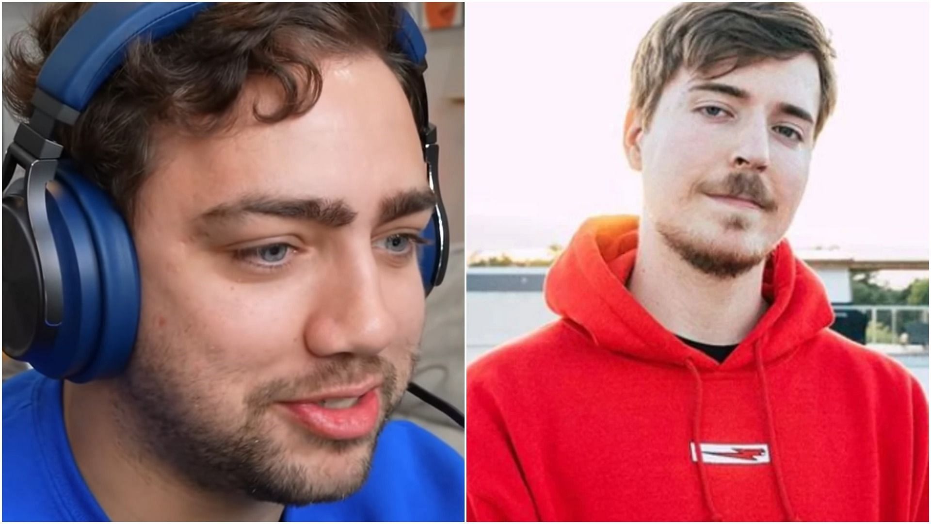 Mizkif wants to be in MrBeast&#039;s videos and the latter happily obliges (Image via Sportskeeda)