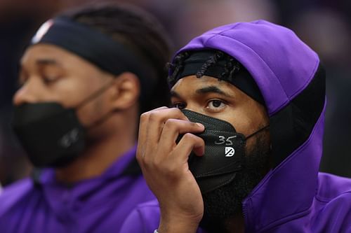 Sacramento Kings vs. Phoenix Suns; Marvin Bagley III seated