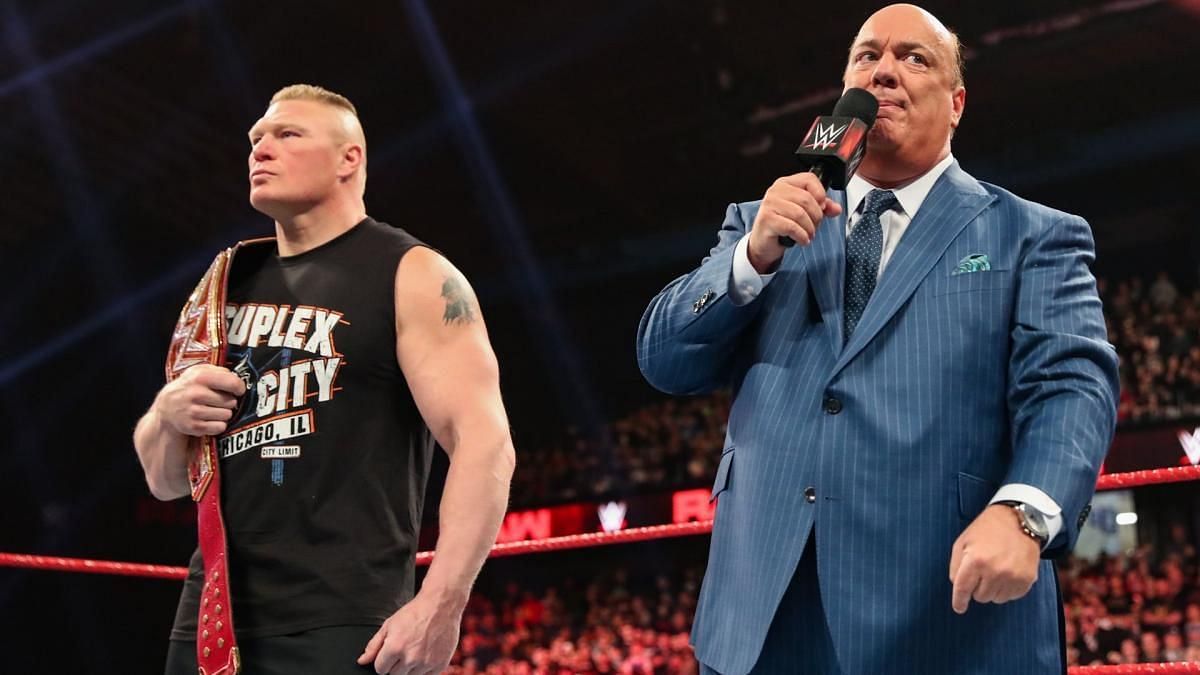 Paul Heyman and Brock Lesnar were once inseparable
