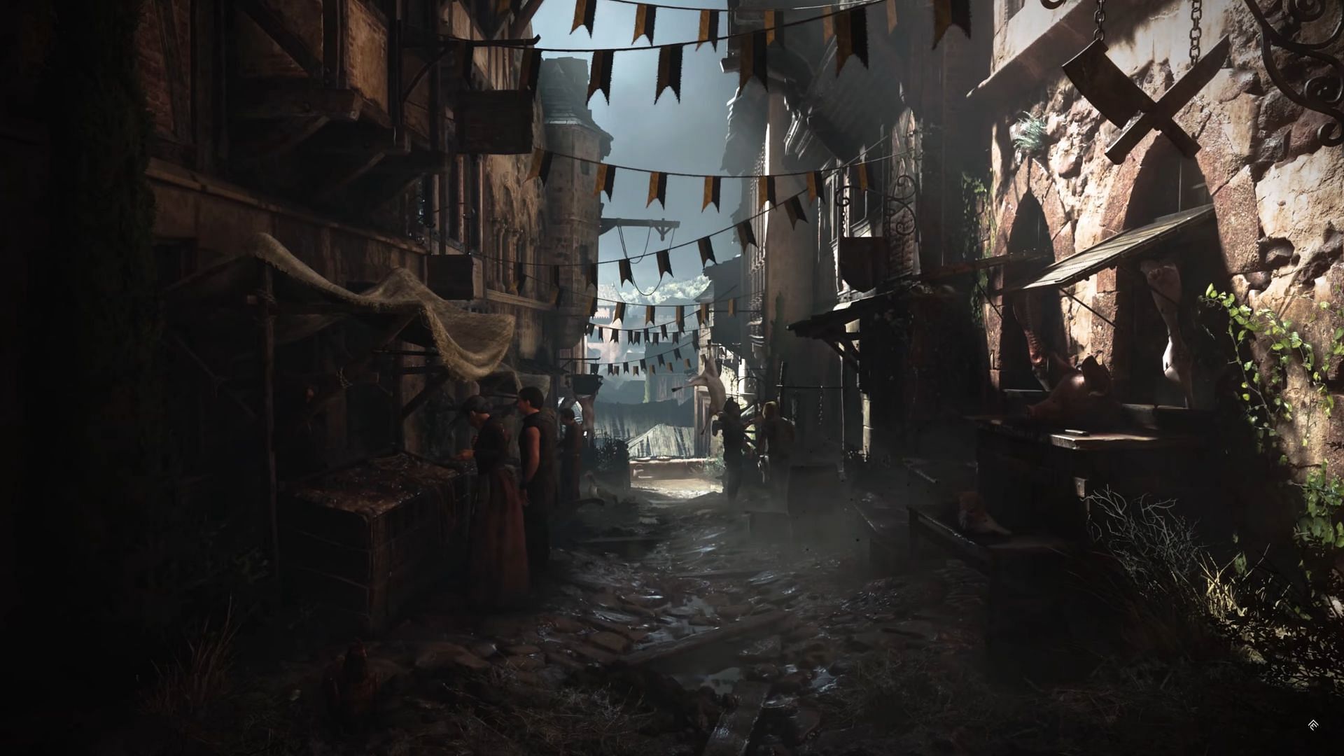 The narrow alleys of A Plague Tale: Requiem (Image via Focus Entertainment)