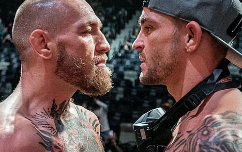 Dustin Poirier claims he'd have broke Conor McGregor's heart by beating him again at UFC 264 [Credits: @UFCEurope via Twitter]