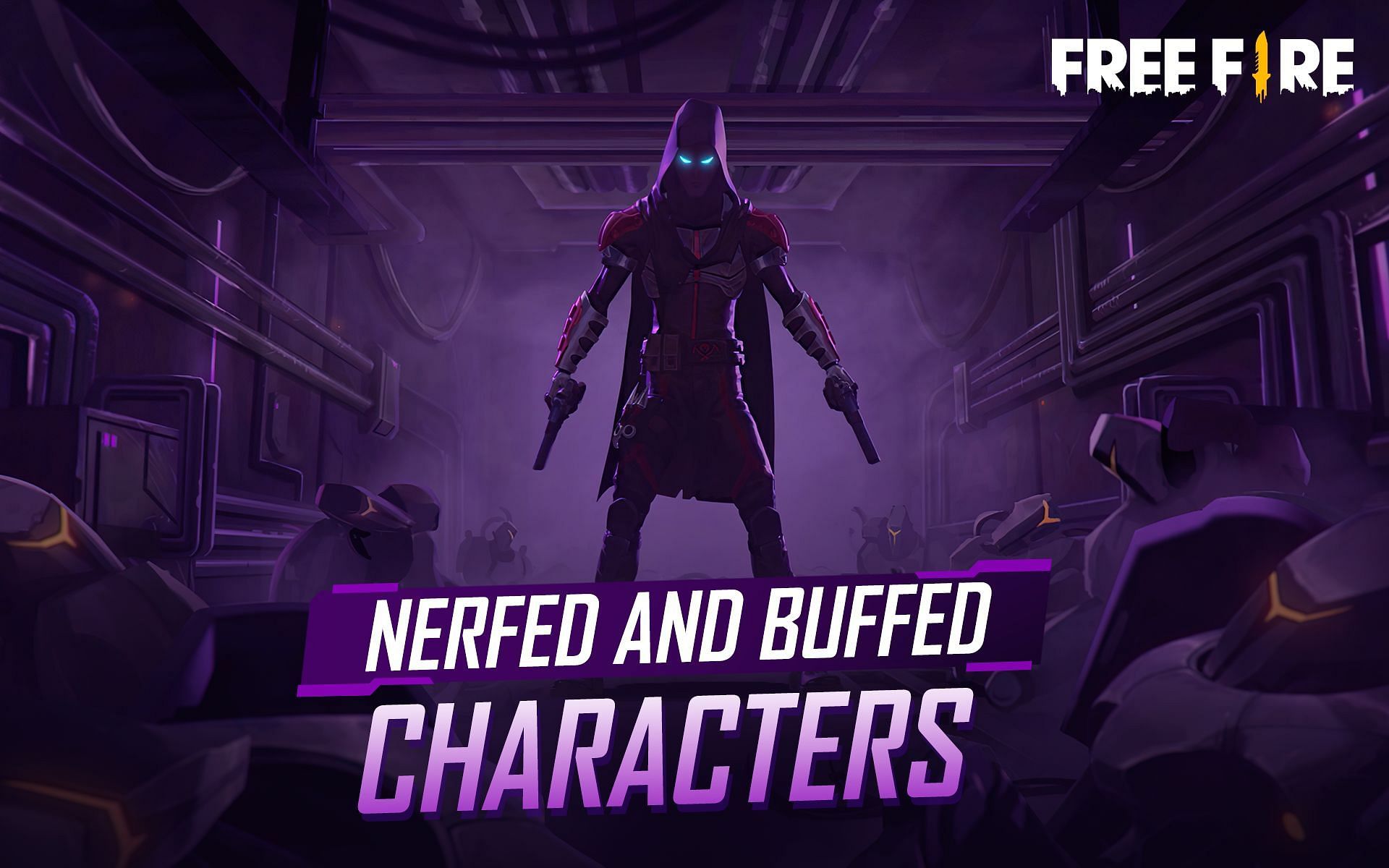 Free Fire characters that has been buffed and nerfed (Image via Sportskeeda)