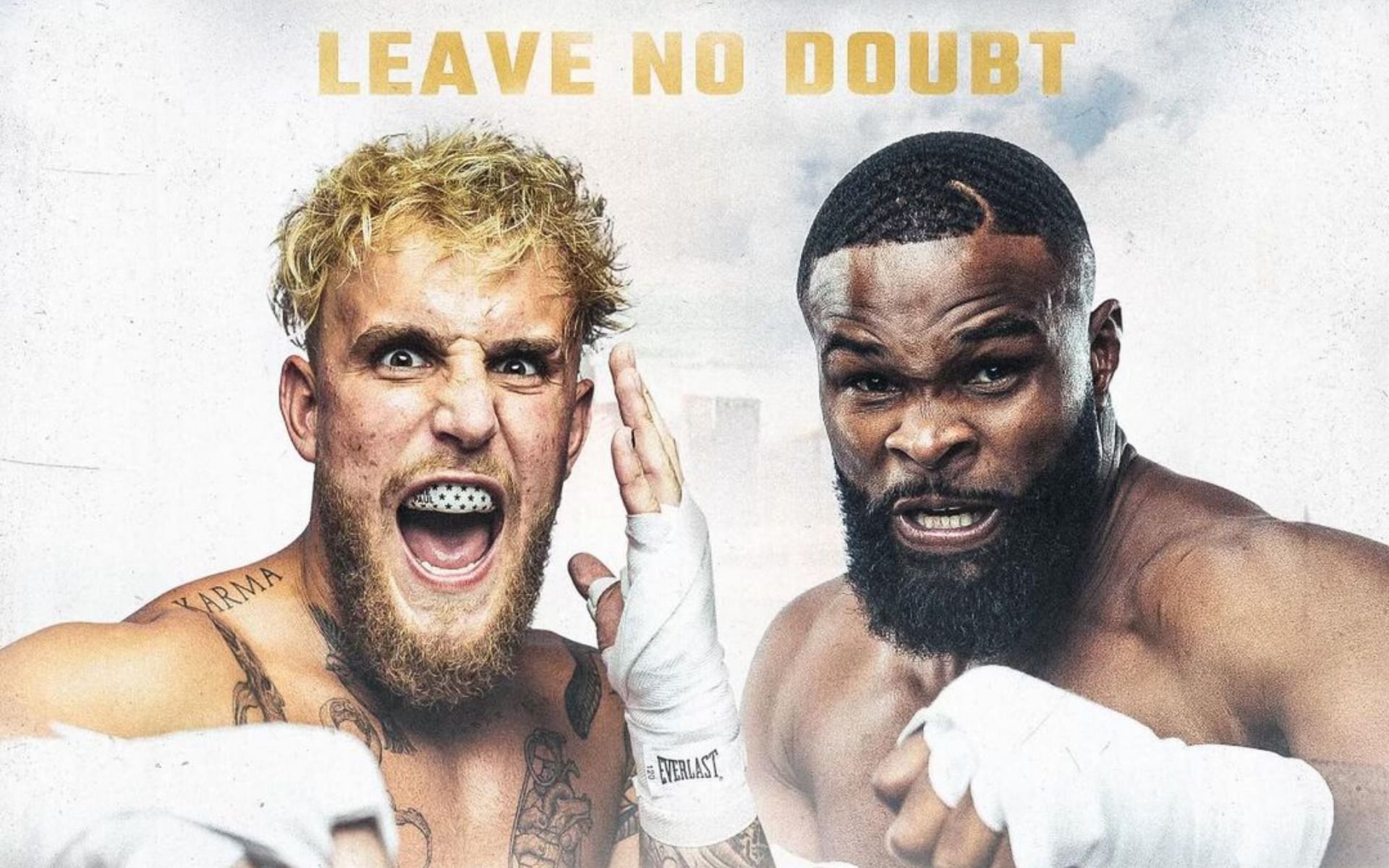 Jake Paul &amp; Tyron Woodley [Images Courtesy: @jakepaul on Instagram]