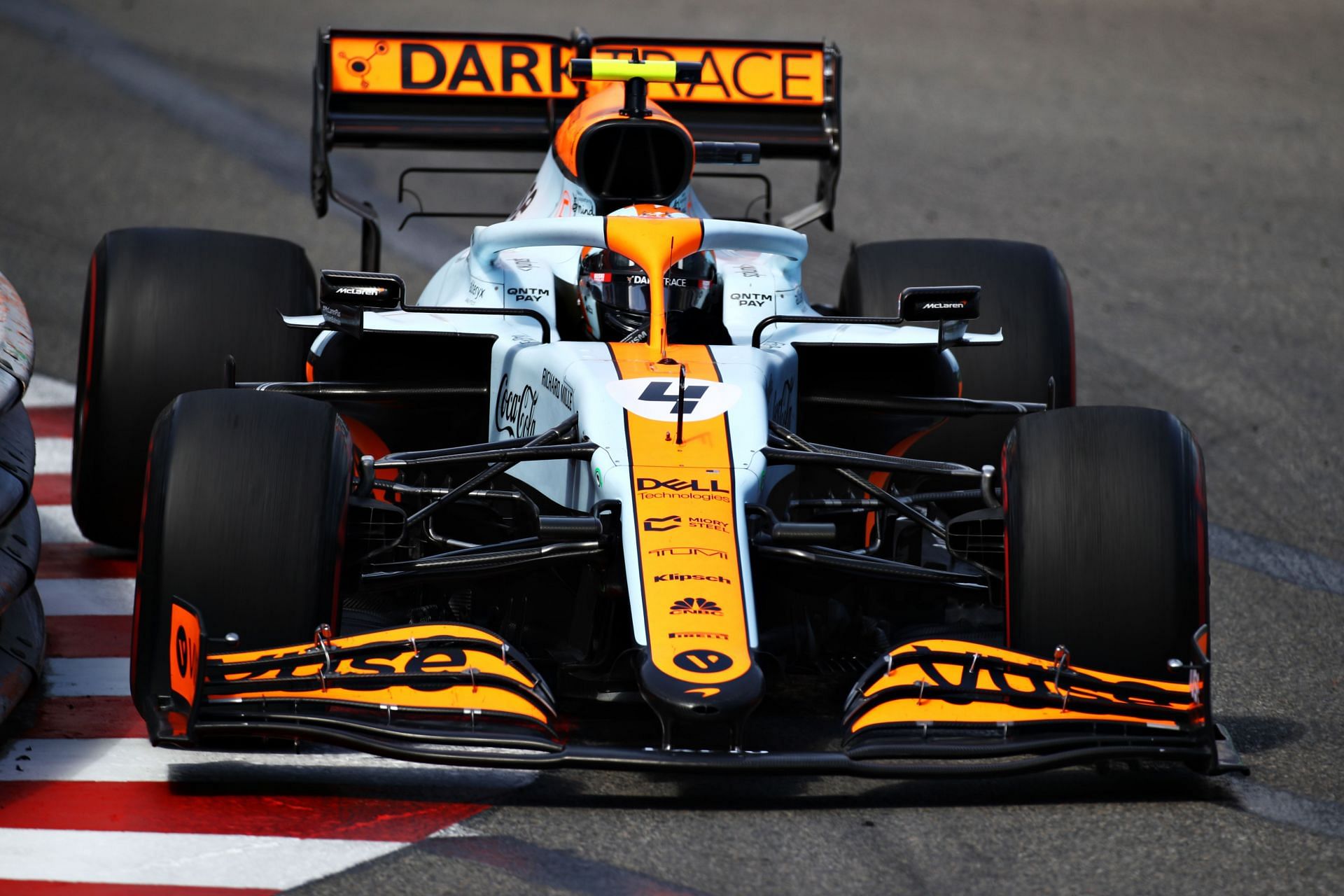 Lando Norris, #4 McLaren MCL35M at the 2021 Monaco Grand Prix