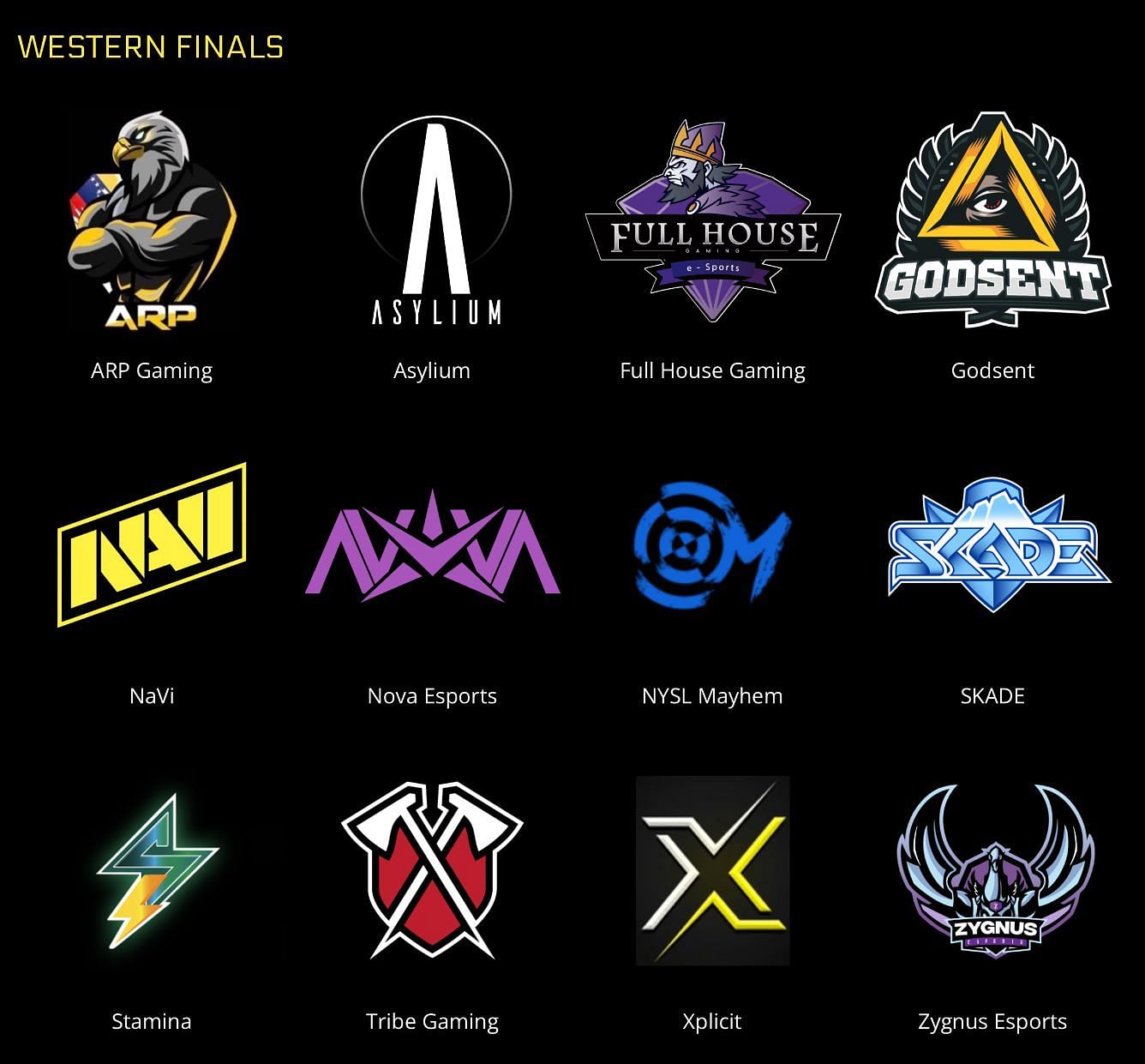 COD Mobile World Championship 2021 Wedt Final teams (Image via Activation)