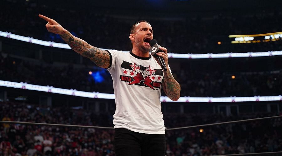CM Punk at AEW Rampage: The First Dance