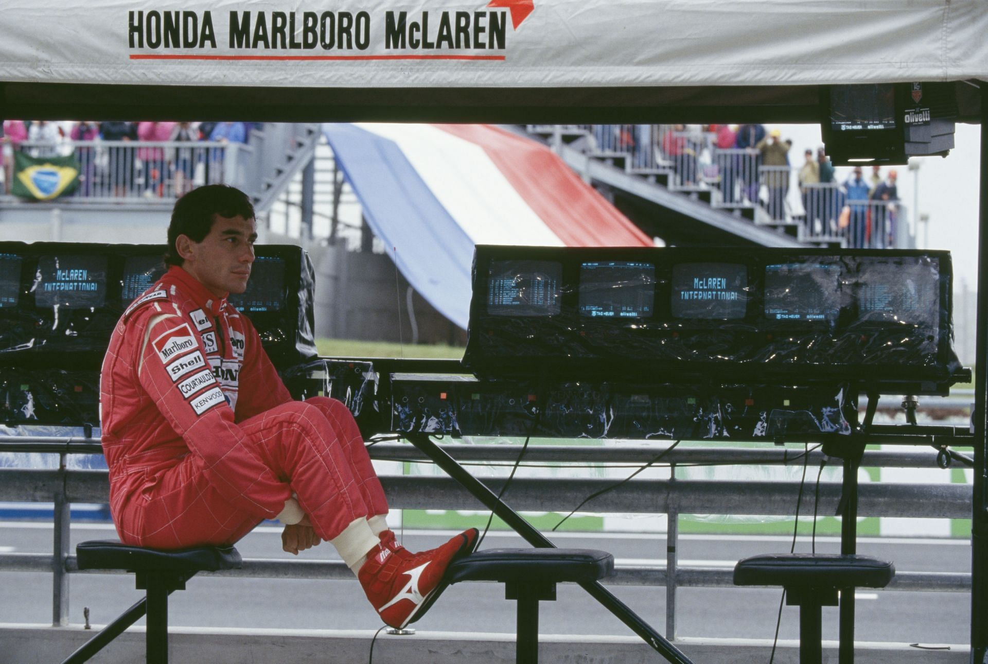 Ayrton Senna was brought to tears after the 1989 San Marino Grand Prix.