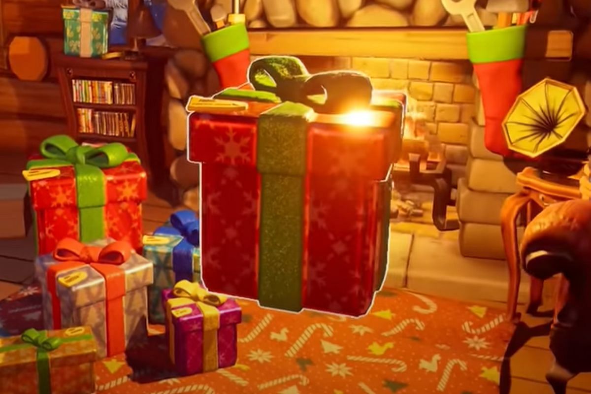 The gift containing Choice Knit emote in Fortnite Chapter 3 Season 1 (Image via Epic Games)