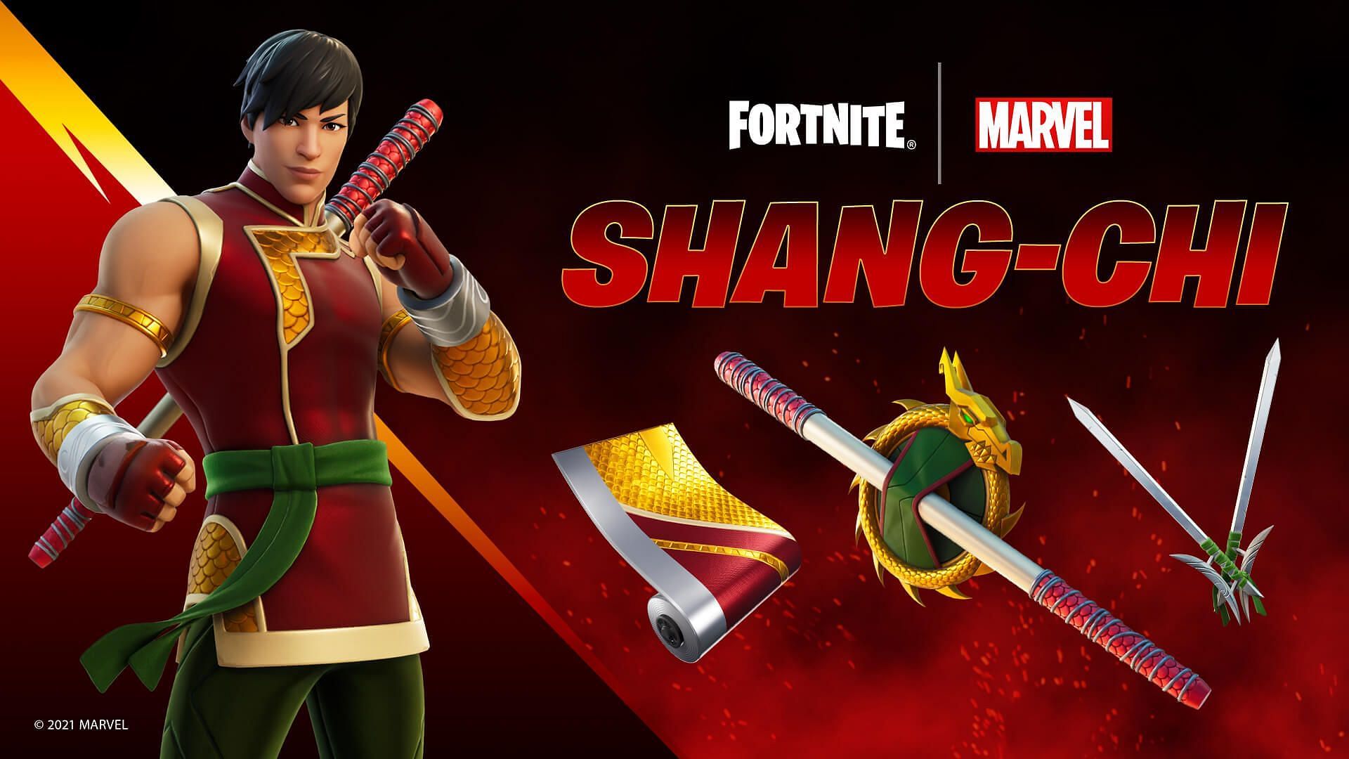 Shang-Chi&#039;s skin missed the mark a little bit (Image via Epic Games)