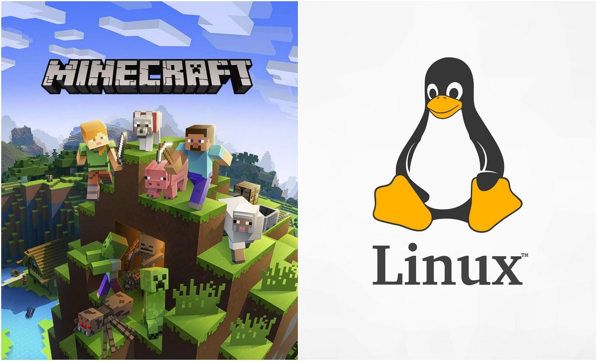 Minecraft runs well on Linux systems (Image via Minecraft)