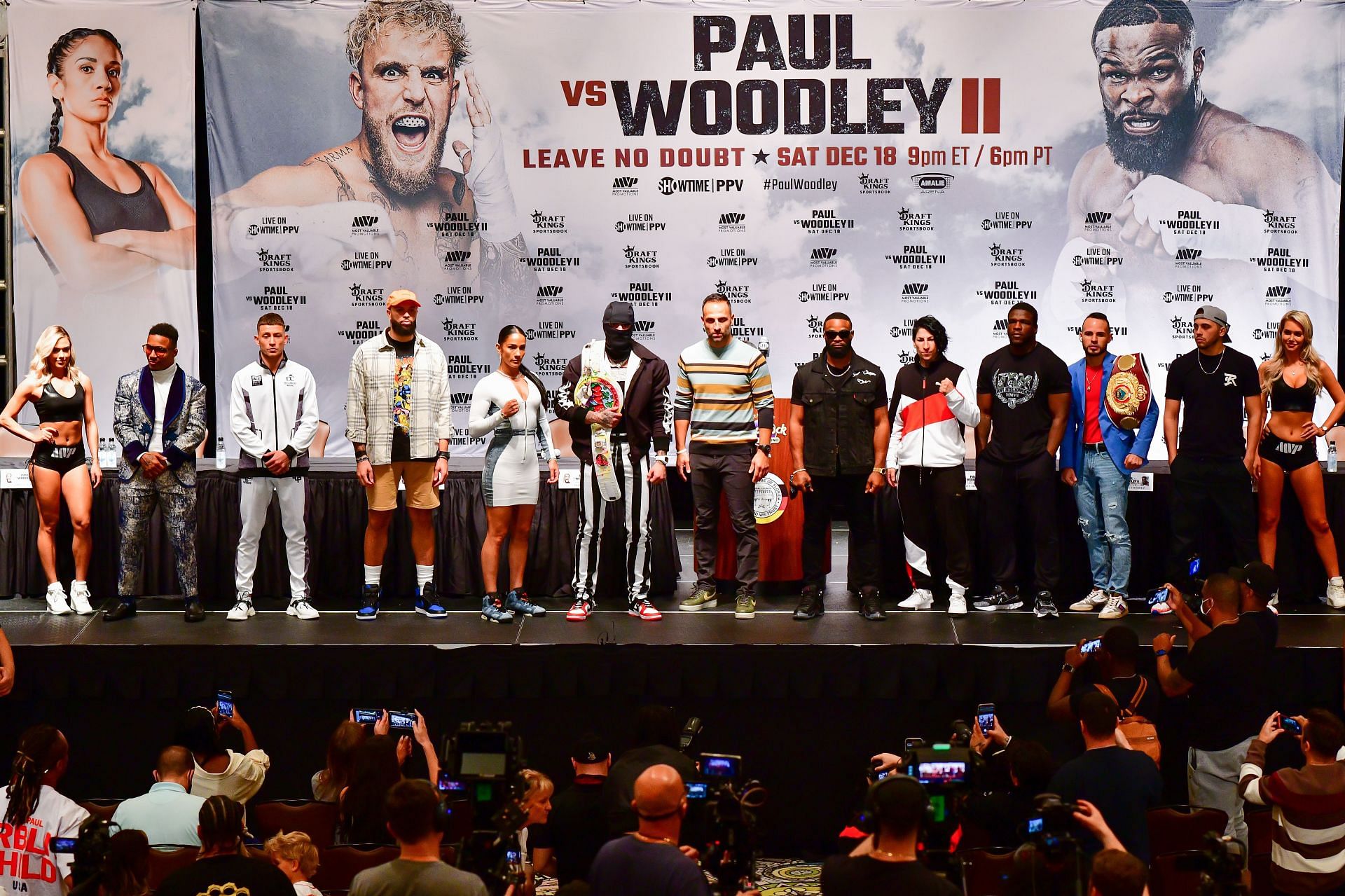 Jake Paul v Tyron Woodley - Press Conference