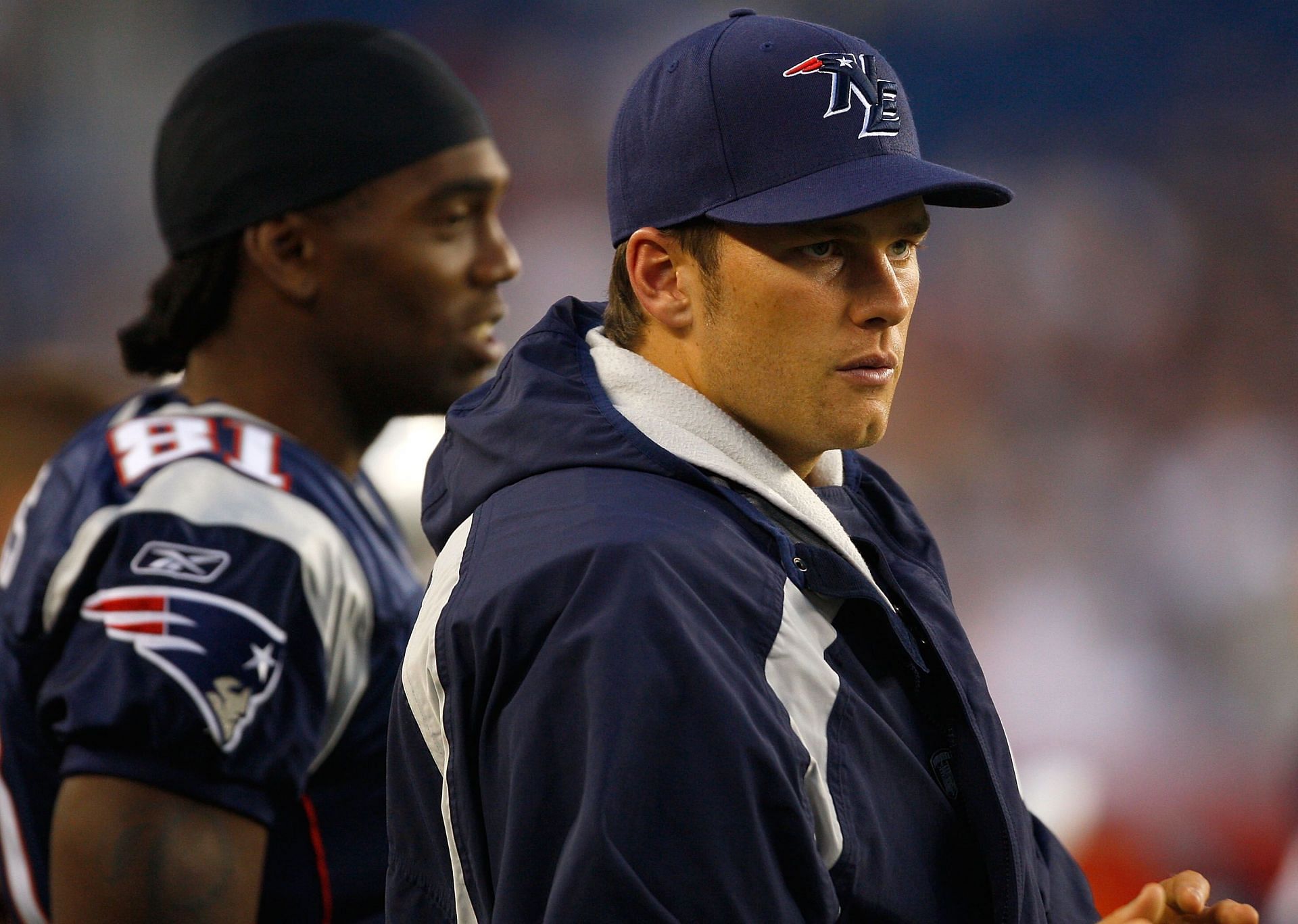 New England Patriots Tom Brady and Randy Moss