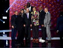 "Interrupt the Godfather one more time" - Shaquille O'Neal takes a swipe at Charles Barkley for interrupting Ernie Johnson Jr. during his interview with Chris Paul