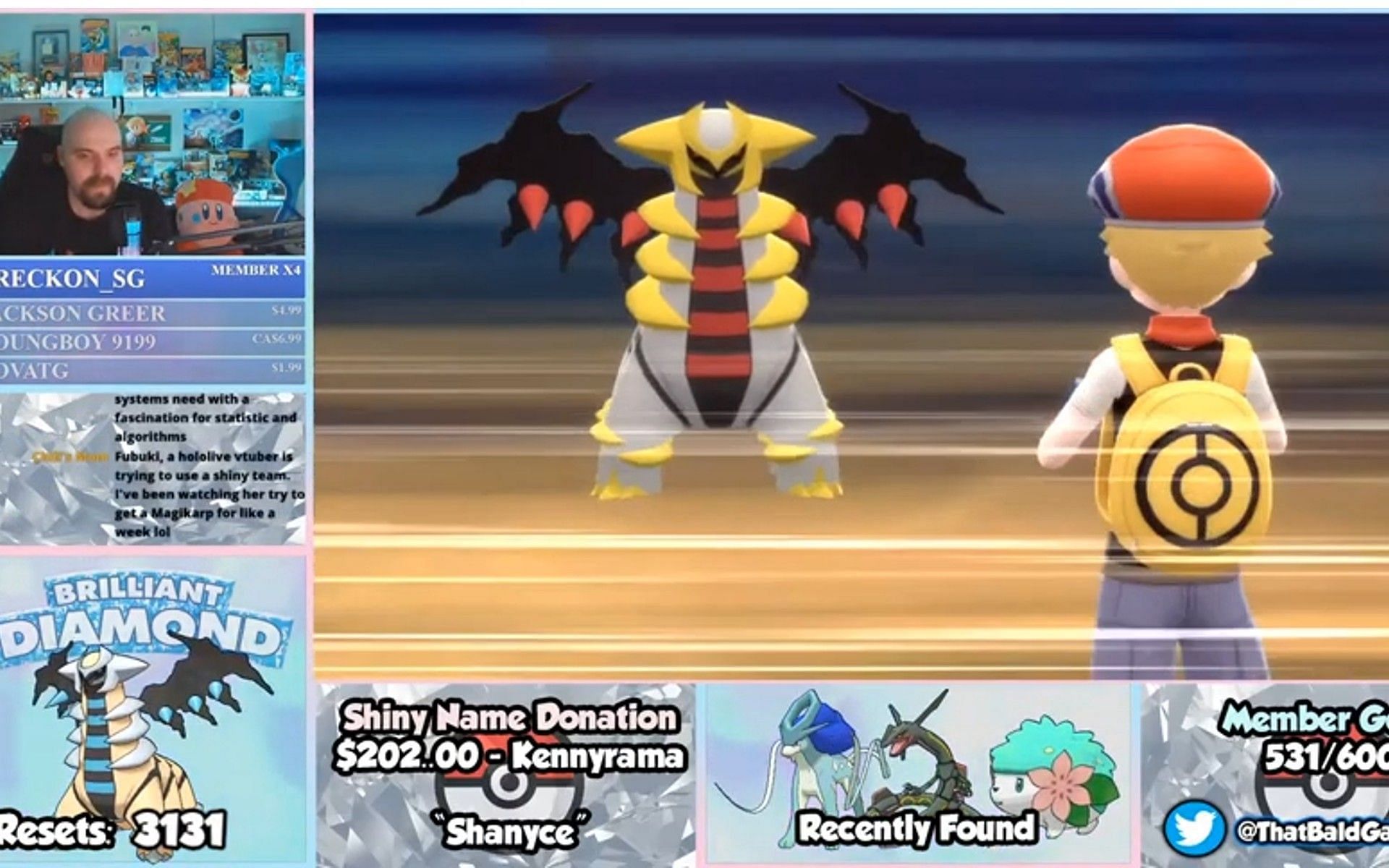 Alex on X: Shiny Giratina in Platnium after 8,732 Resets! One of