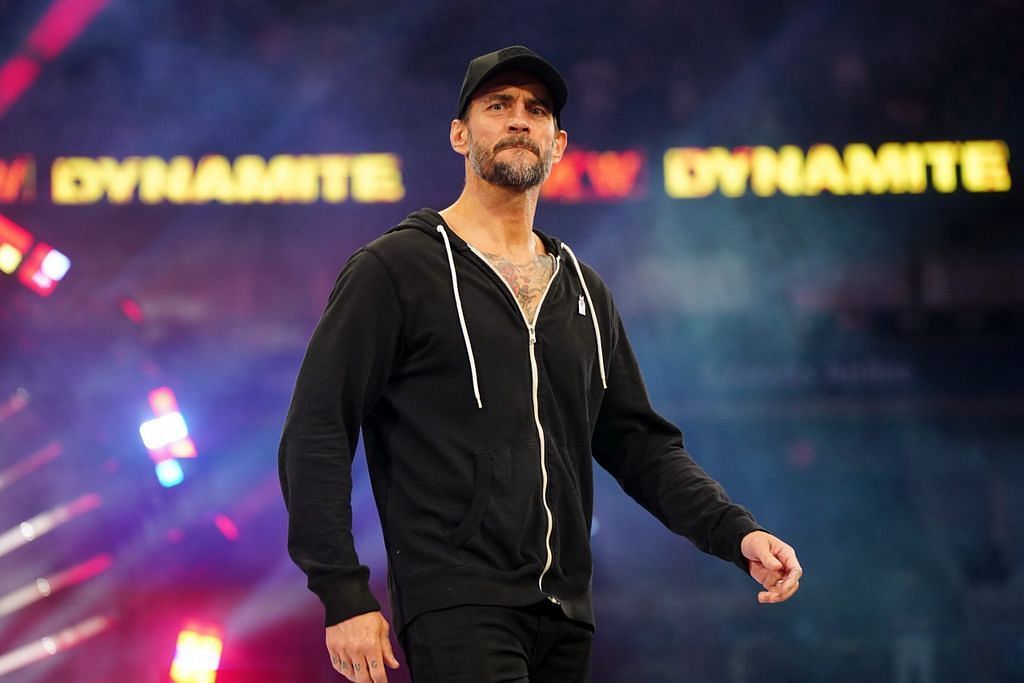 CM Punk at an episode of AEW Dynamite