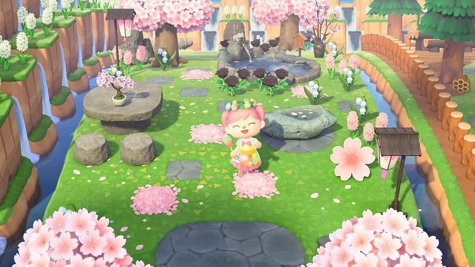 Cherry-blossom pochette, Animal Crossing (ACNH)