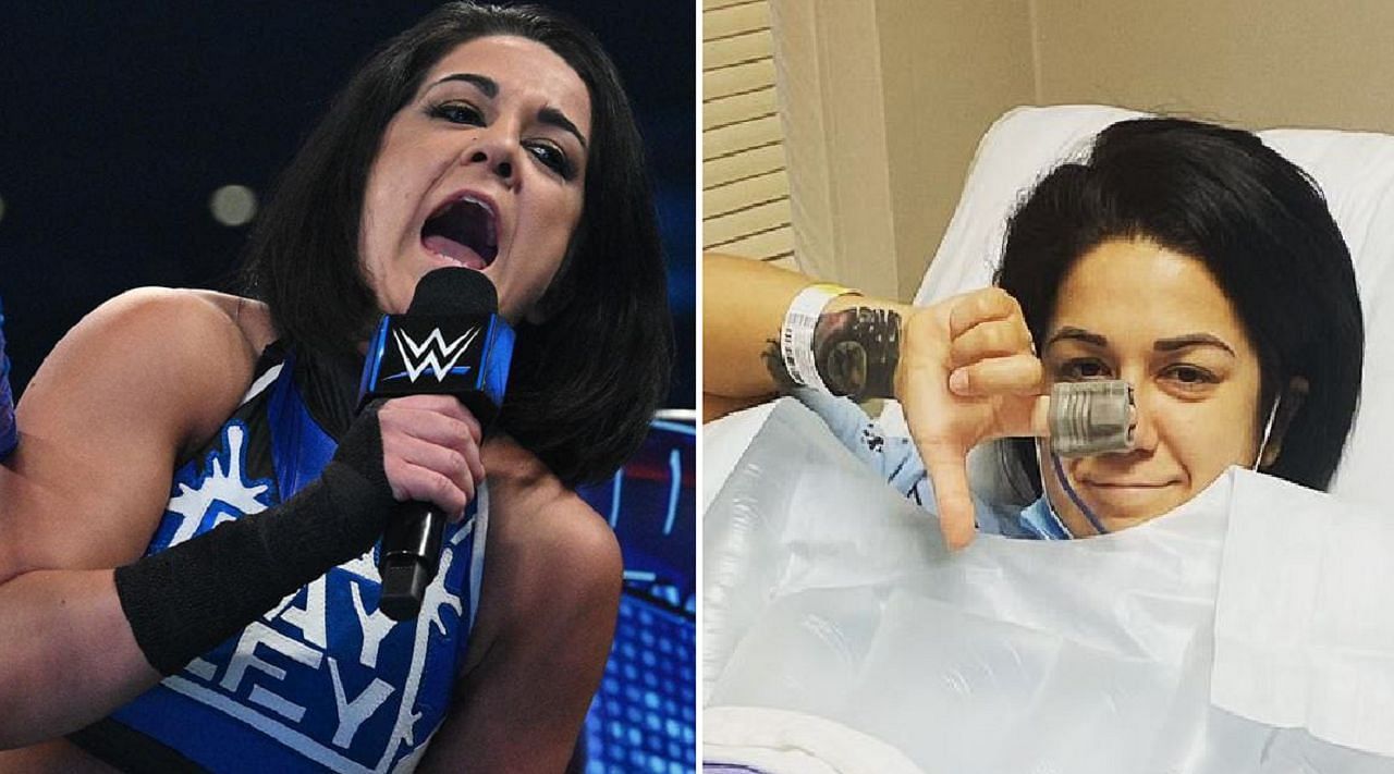 Bayley suffered a knee injury back in July