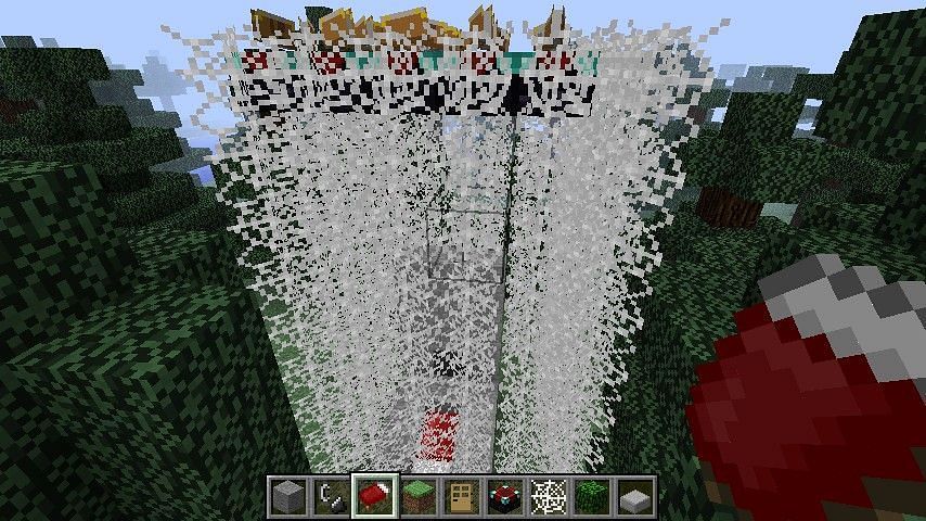 Cobwebs (Image via Minecraft)