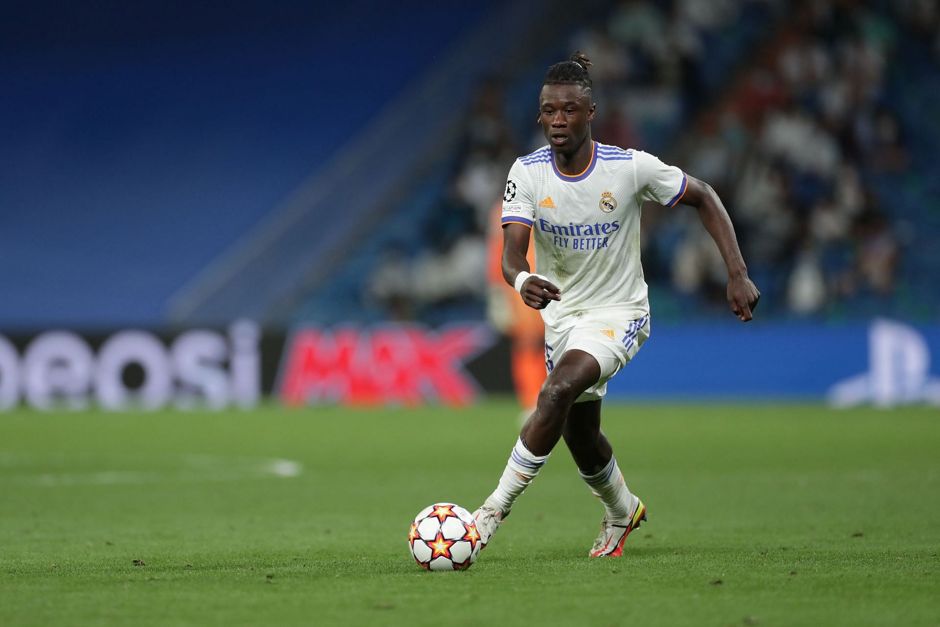 Eduardo Camavinga in Champions League action for Real Madrid