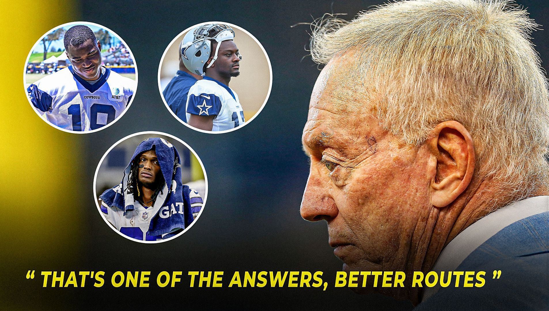 Jerry Jones blames receivers for poor form