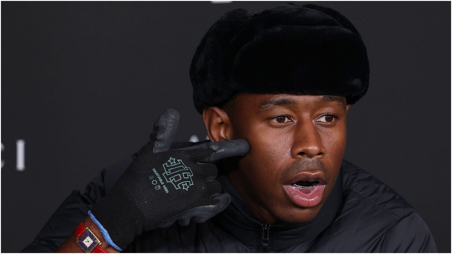 Tyler, the Creator attends the 2021 LACMA Art + Film Gala presented by Gucci at Los Angeles County Museum of Art (Image via Taylor Hill/Getty Images)