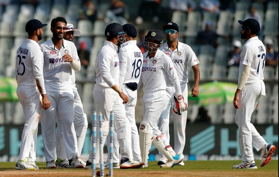 भारतीय टीम की मुंबई टेस्ट में रिकॉर्ड जीत (Photo - BCCI)