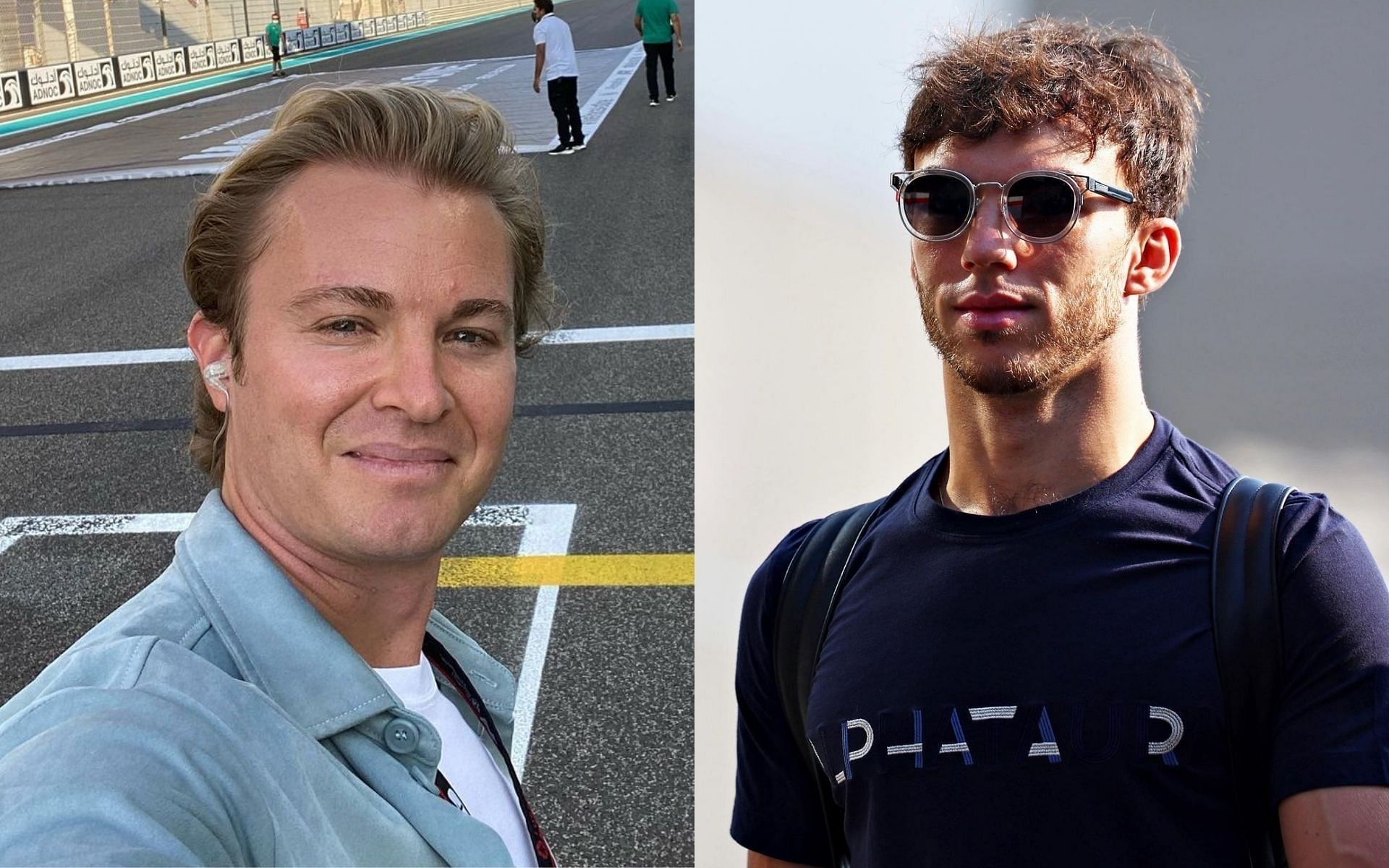 Nico Rosberg (left) and Pierre Gasly (right) (Image Courtesy: @nicorosberg and @pierregasly on Instagram)