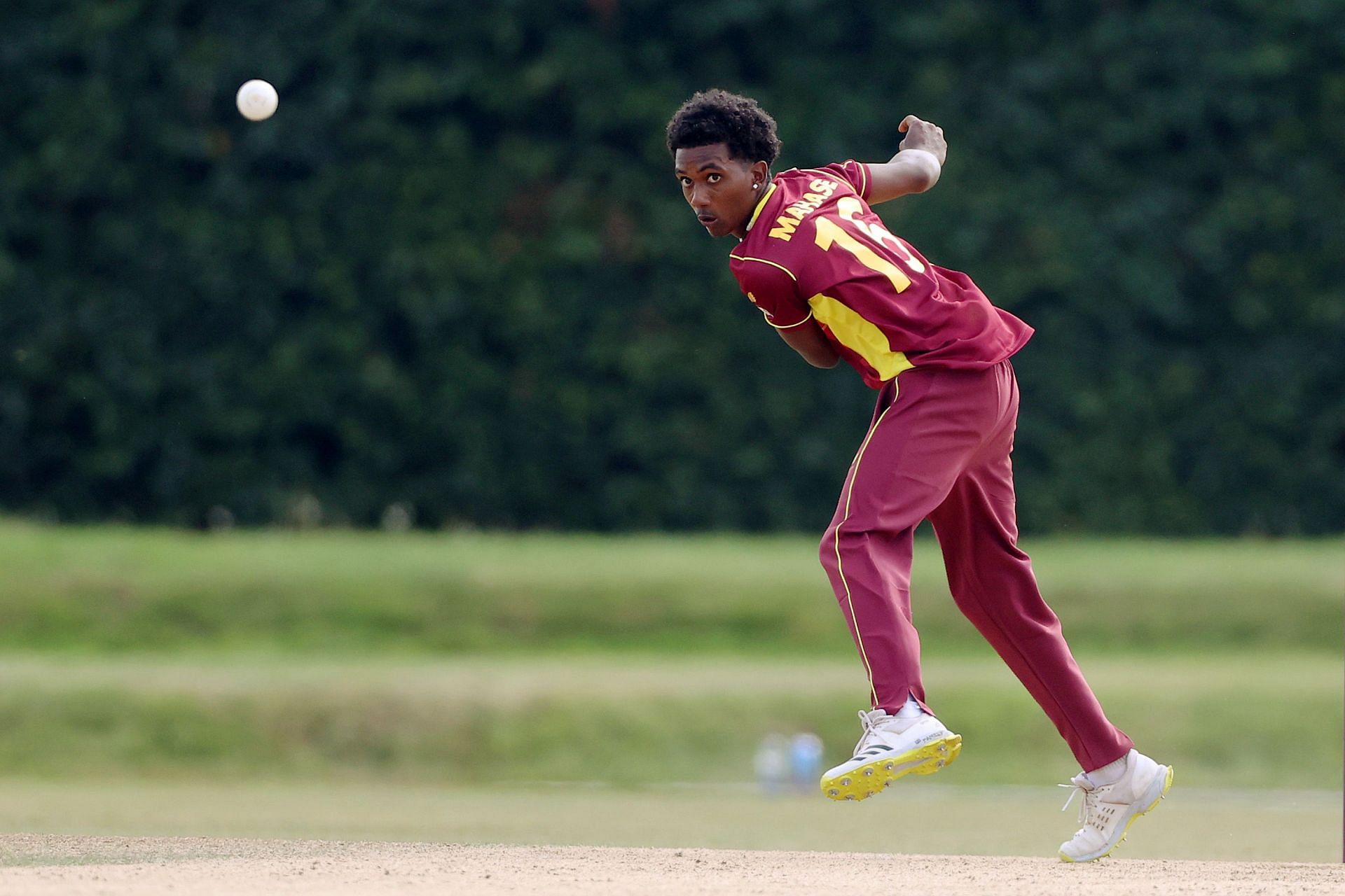 Anderson Mahase picked up four wickets in the last match against South Africa U19