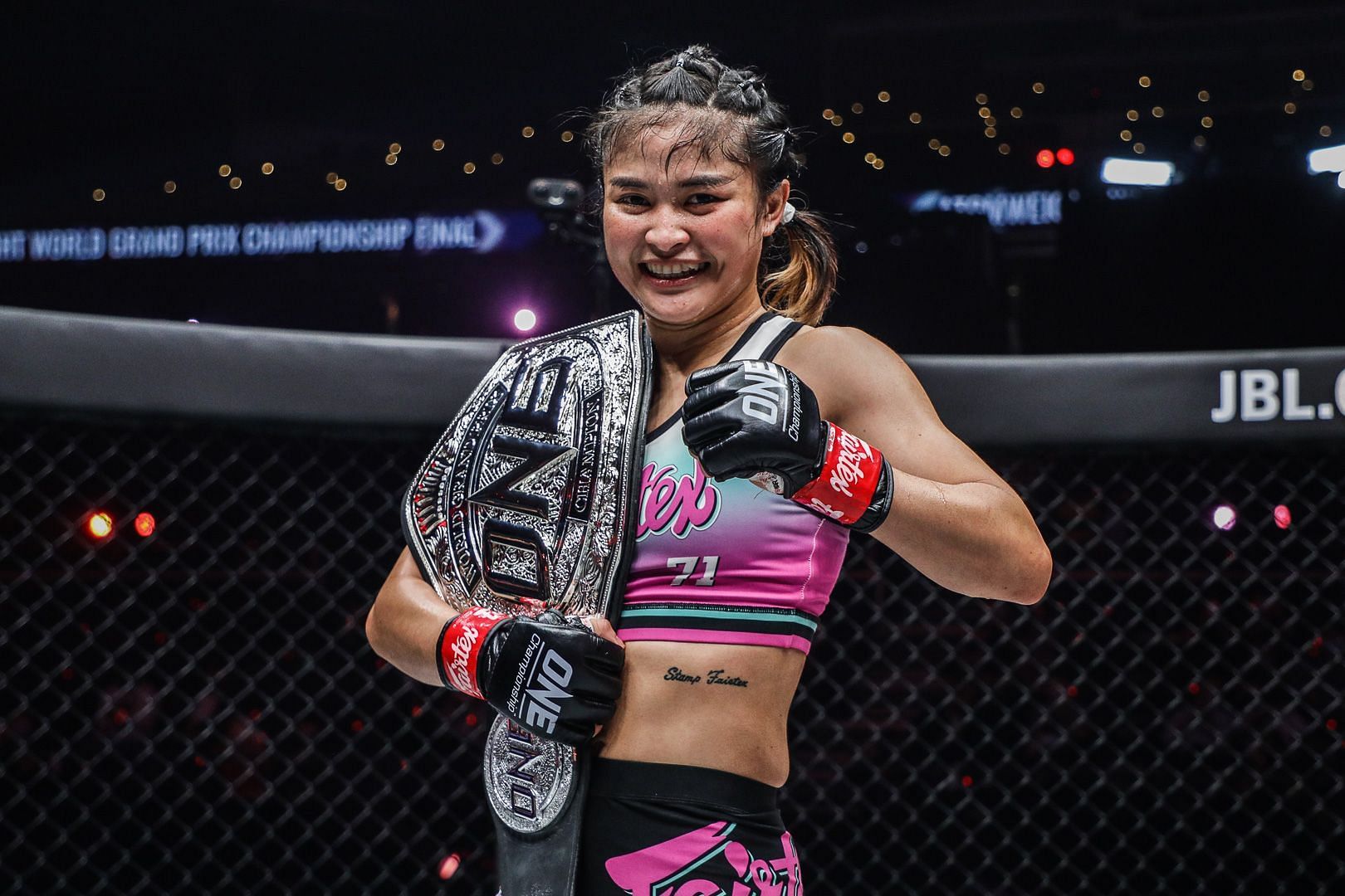 Stamp Fairtex gets the nod for the award after a stellar showing at the ONE Women&#039;s Atomweight World Grand Prix this year. [Photo: ONE Championship]