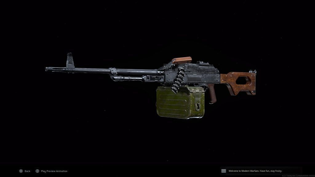 PKM LMG is coming to COD Mobile Season 11 and it will also get a blueprint from Modern Warfare 2019 (Image via Activision)