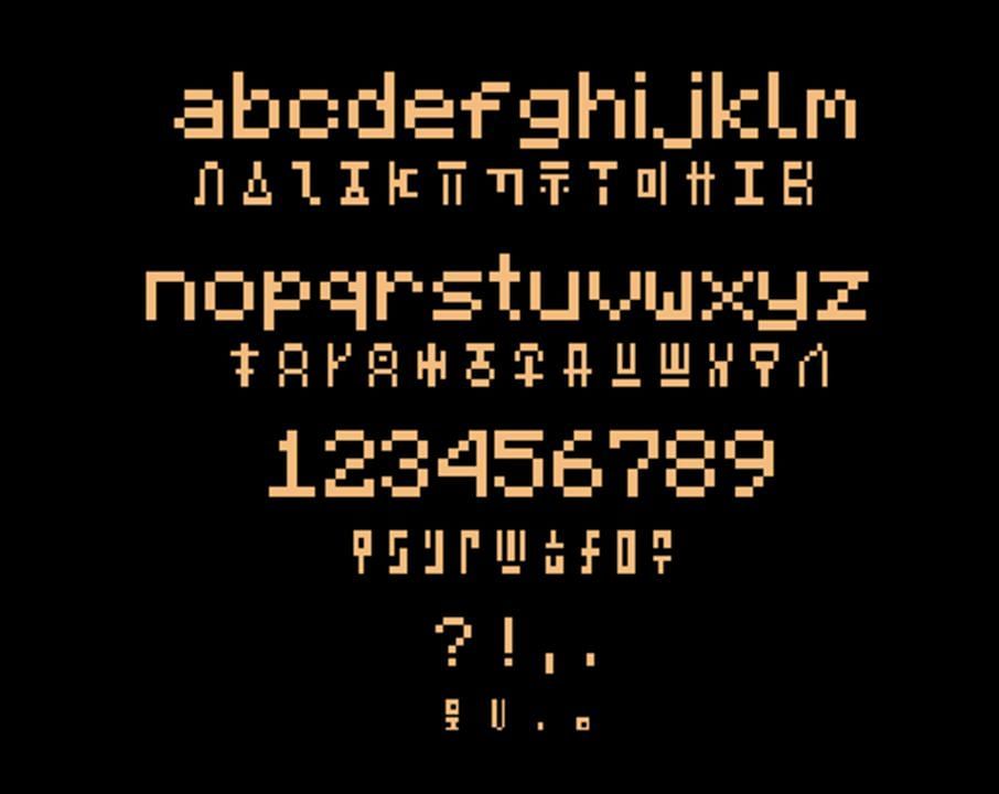 The illager alt font bears resemblance to runes in Minecraft Dungeons (Image via Mojang)