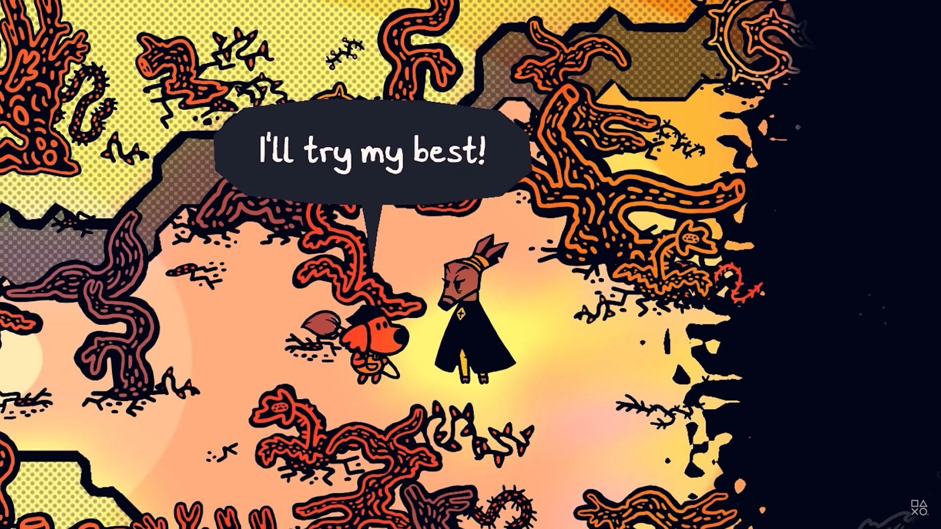 I&#039;ll try my best! (Image via Chicory)
