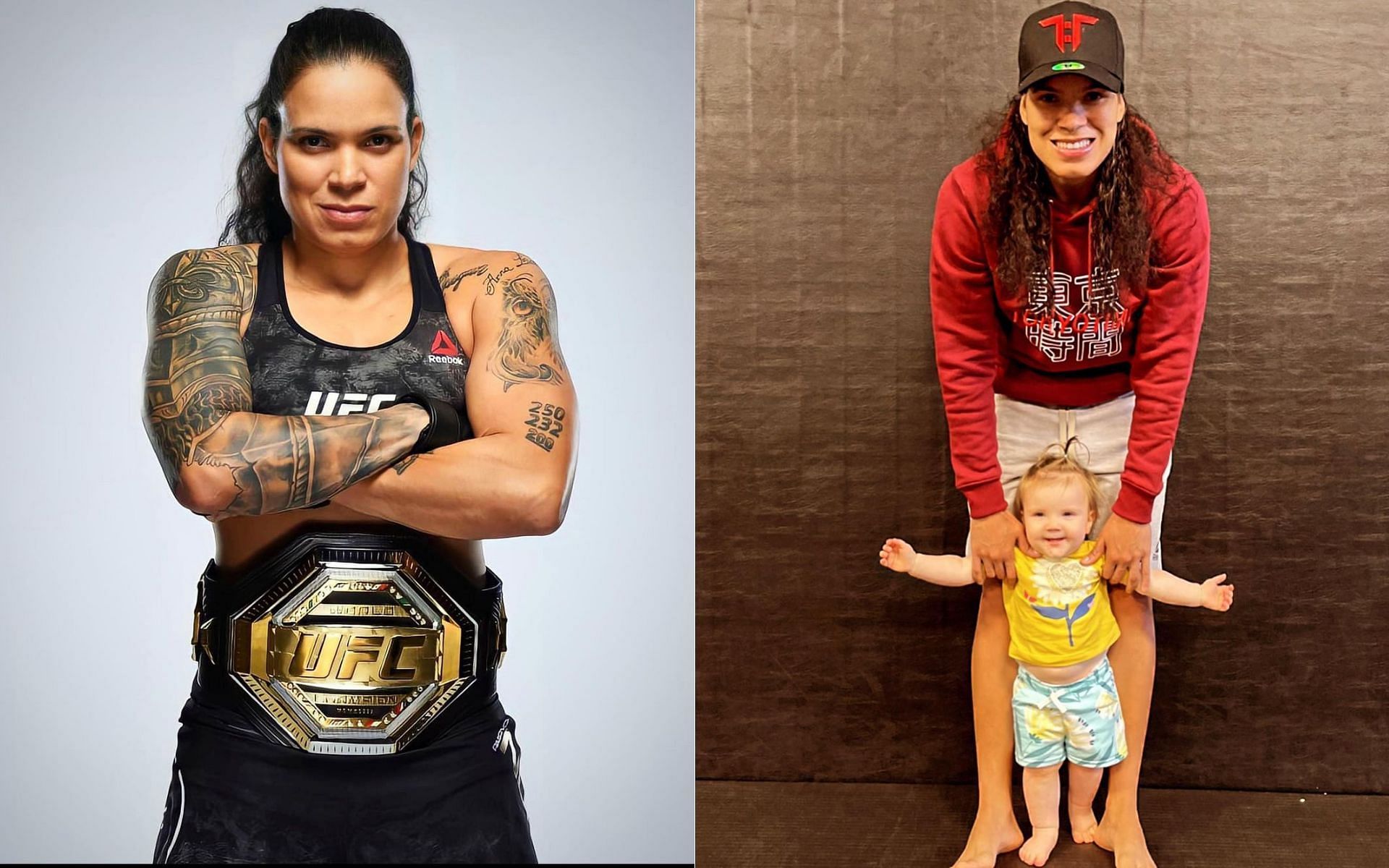 Amanda Nunes and her daughter Reagan Ann Nunes [Image credits: @amanda_leoa on Instagram]